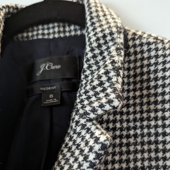 J. Crew Regent Blazer in Houndstooth Wool - Picture 5 of 8